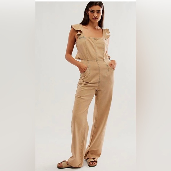 NWOT Free People-We The Free Love Bites Jumpsuit SIZE Small- no tags - Picture 2 of 16